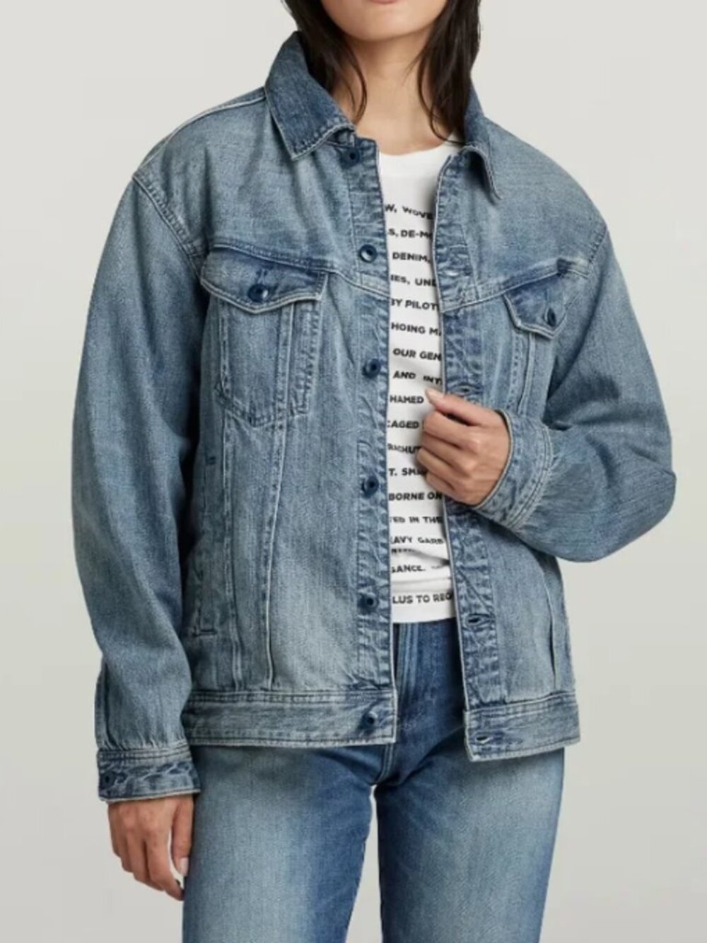 G-Star RAW Oversized Western Jacket Sz L NWT